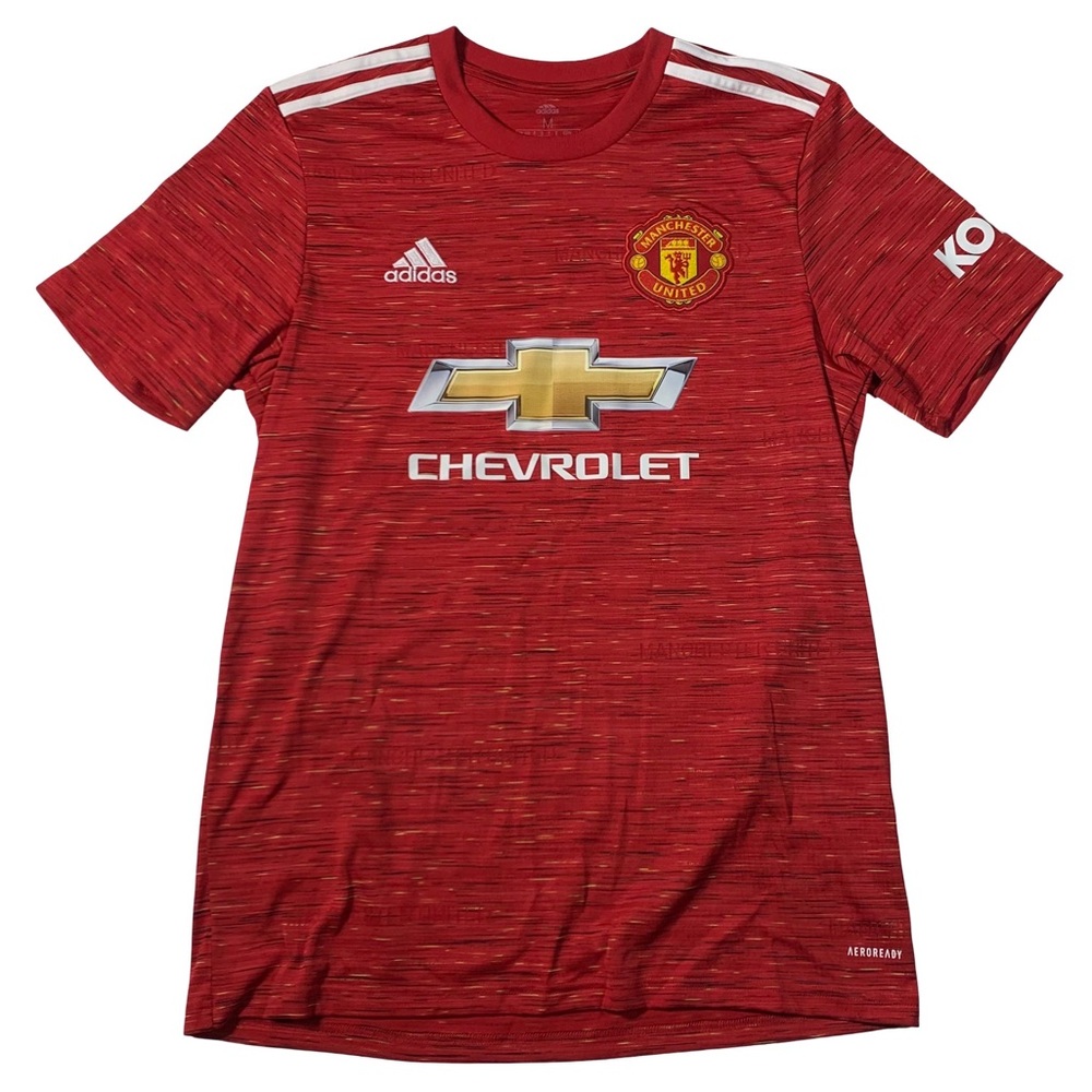 ADIDAS MANCHESTER UNITED 2020/21 SHIRT SOCCER JERSEY Mens M Futbol